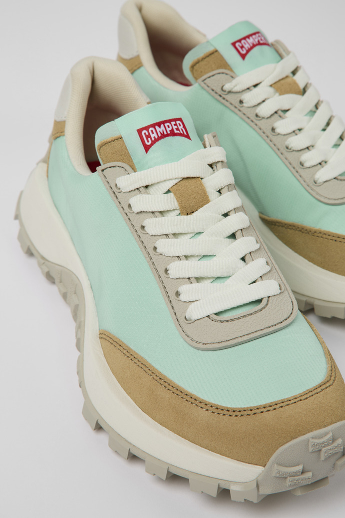 Camper Drift Trail VIBRAM - Zapatillas azules de tela/nobuk para mujer