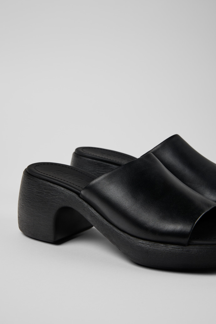 Camper Thelma Sandal - Sandalias negras de piel para mujer.