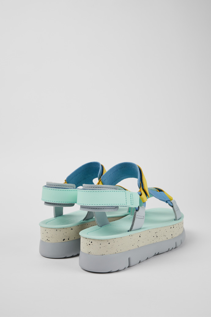 Camper Oruga Up - Sandalias multicolor de piel para mujer