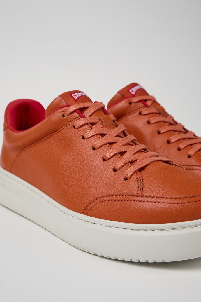 Camper Runner K21 - Zapatillas de piel naranja para hombre