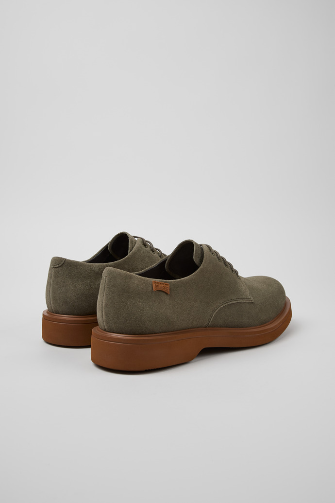Camper Norman - Zapato verde de nobuk para hombre.