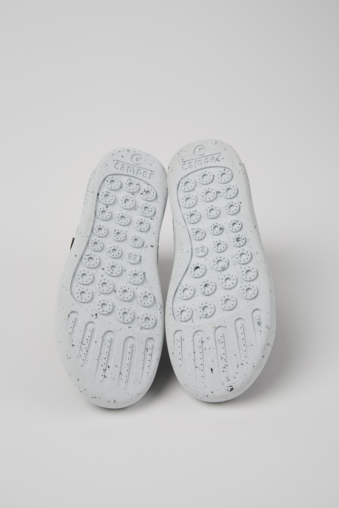 Camper Peu Touring - Botines negros de piel para niños.