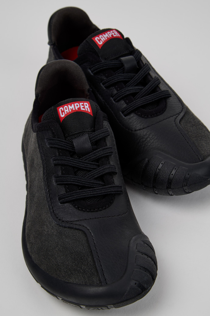 Camper Peu Path - Zapatillas infantiles multicolor de nobuk y piel.