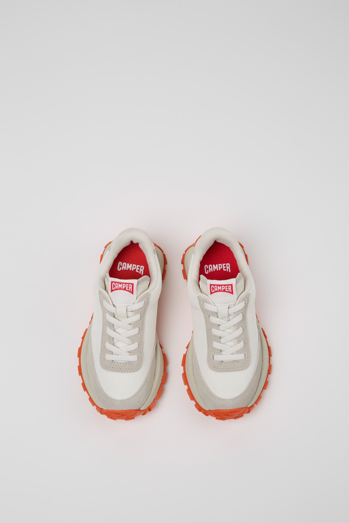Camper Drift Trail - Zapatillas blancas para niños de textil/nobuk.