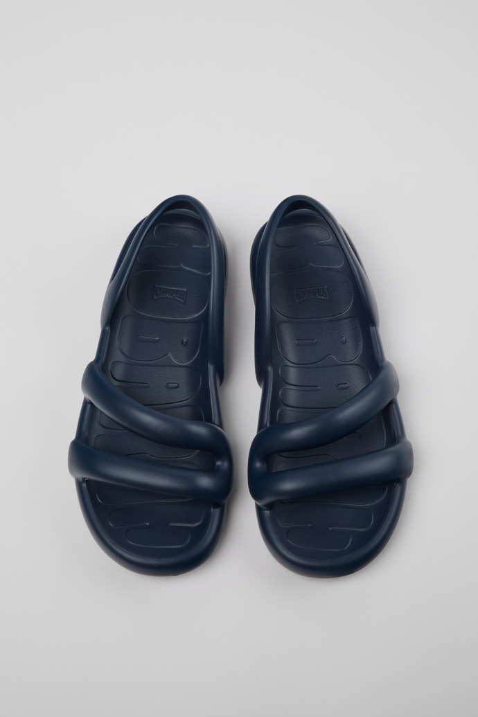 Camper Kobarah Flat Wide - Sandalia azul para hombre.