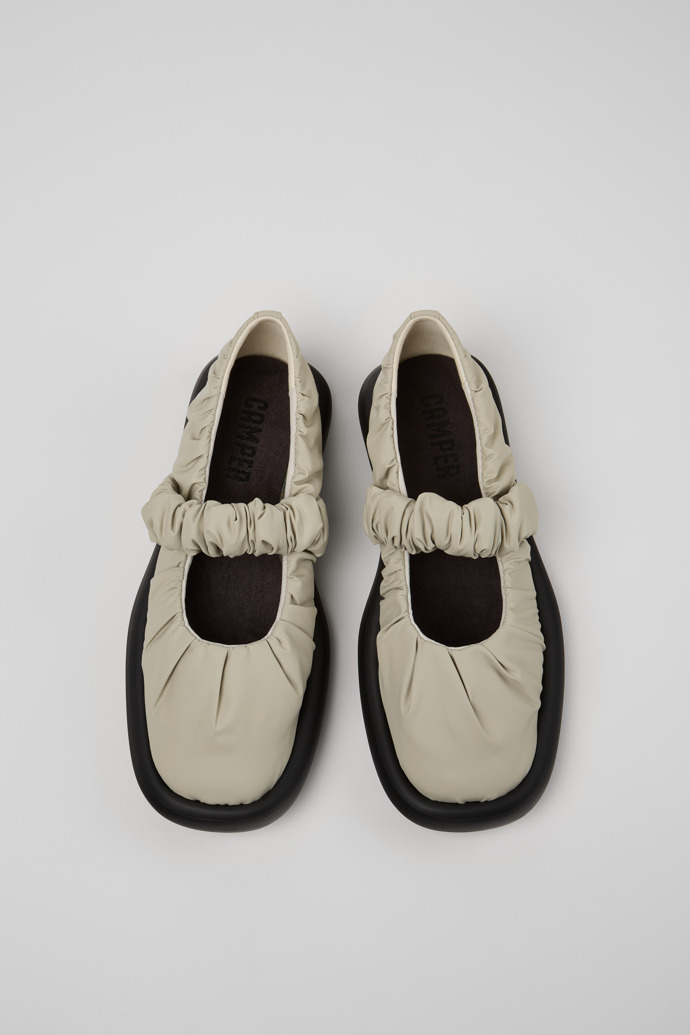 Camper Onda - Zapatos Mary Jane de tela gris para mujer