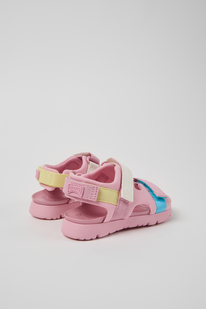 Camper Twins - Sandalias infantiles multicolor de textil.