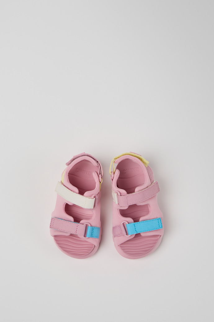 Camper Twins - Sandalias infantiles multicolor de textil.