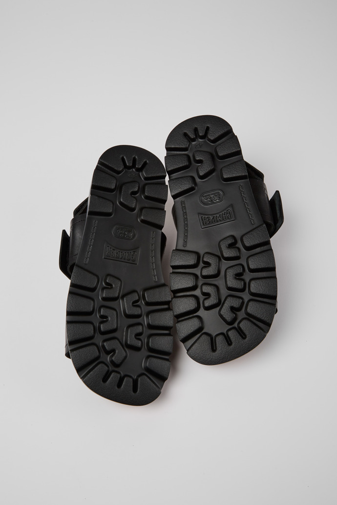 Camper Brutus Sandal - Sandalia de piel negra para hombre