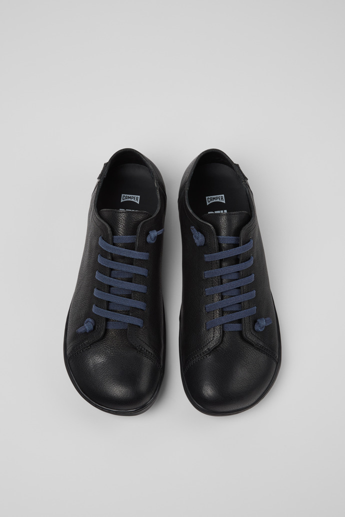 Camper Peu - Zapatos negros de piel para hombre.