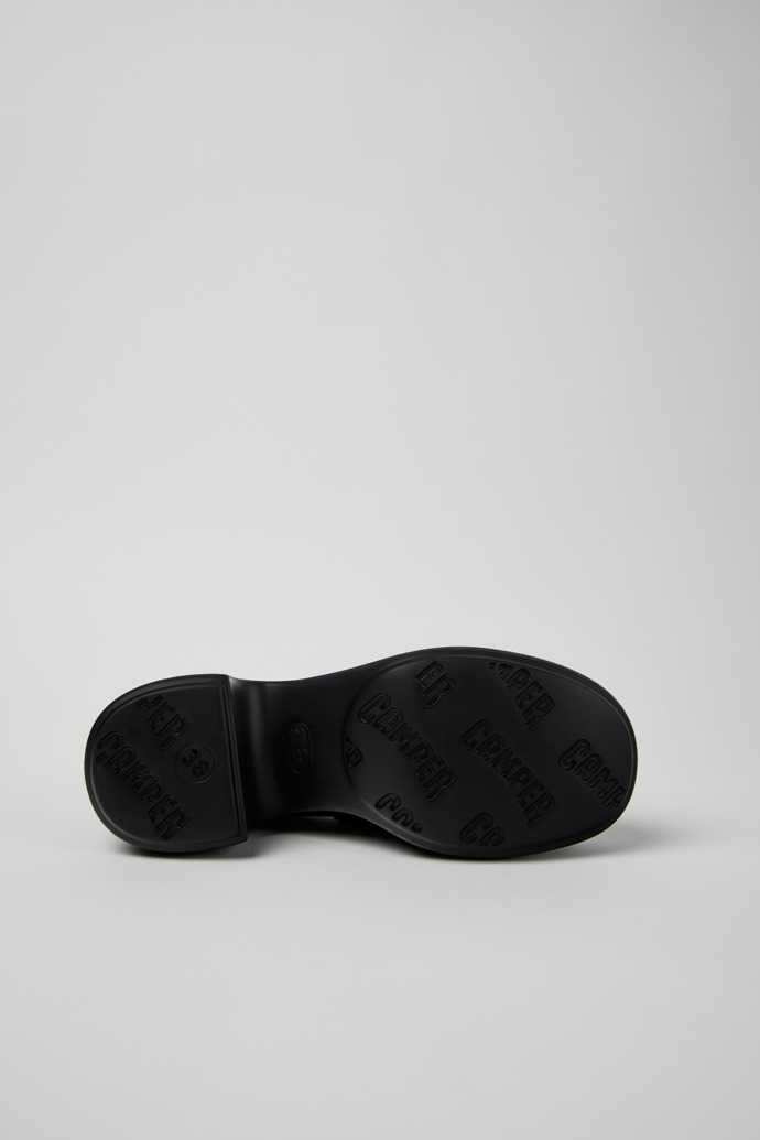 Camper Thelma - Mocasines/bailarinas de piel negra para mujer.