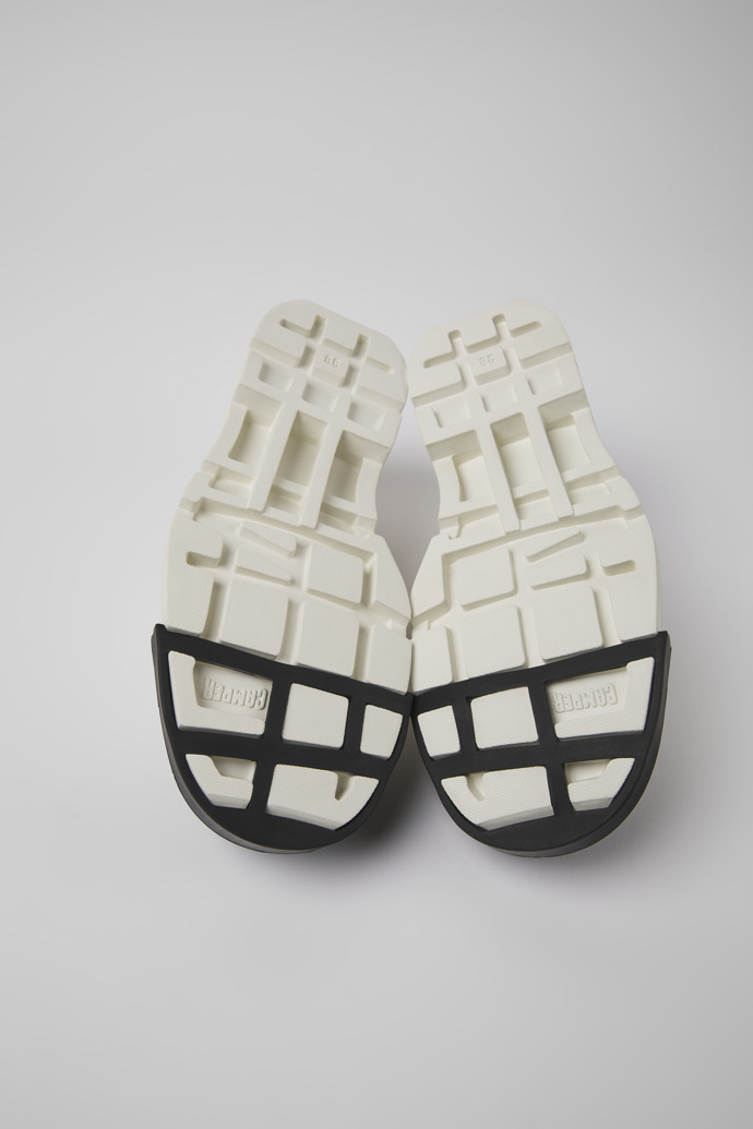 Camper Junction - Zapato blanco de piel sin teñir para mujer