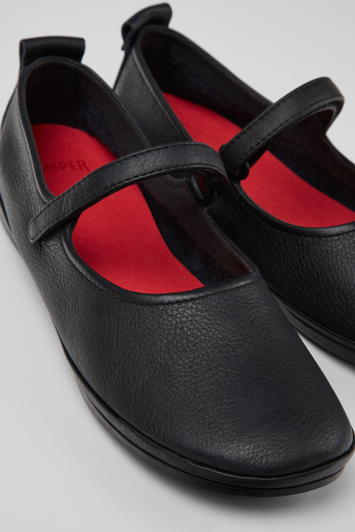 Camper Right Nina - Zapatos de piel negros para mujer