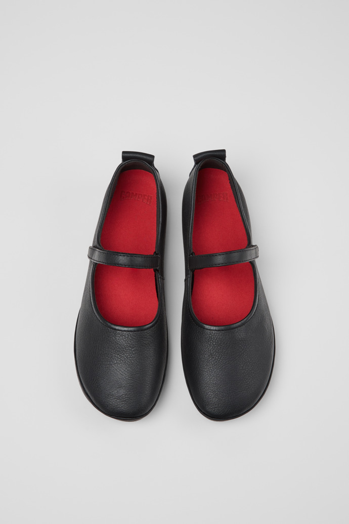 Camper Right Nina - Zapatos de piel negros para mujer