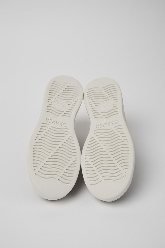 Camper Runner Up - Zapatillas grises de piel para mujer.