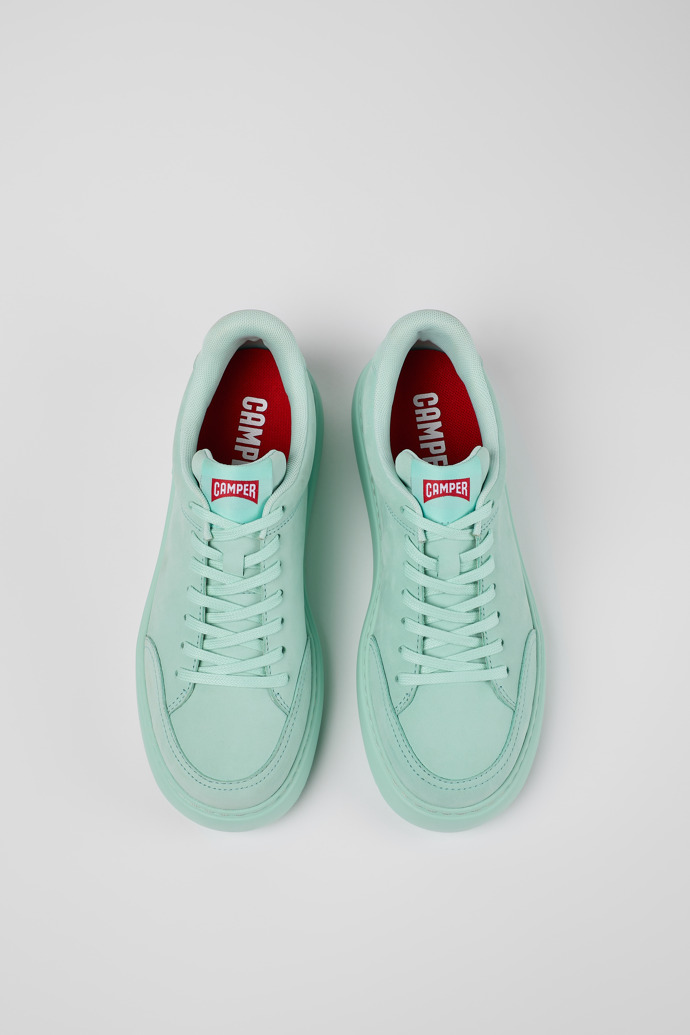 Camper Runner K21 - Zapatillas azules de nobuk para mujer