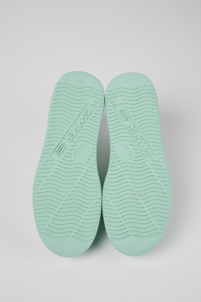 Camper Runner K21 - Zapatillas azules de nobuk para mujer