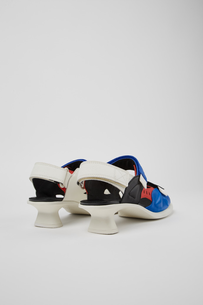 Camper Dina - Sandalias multicolor de doble tira de piel reciclada