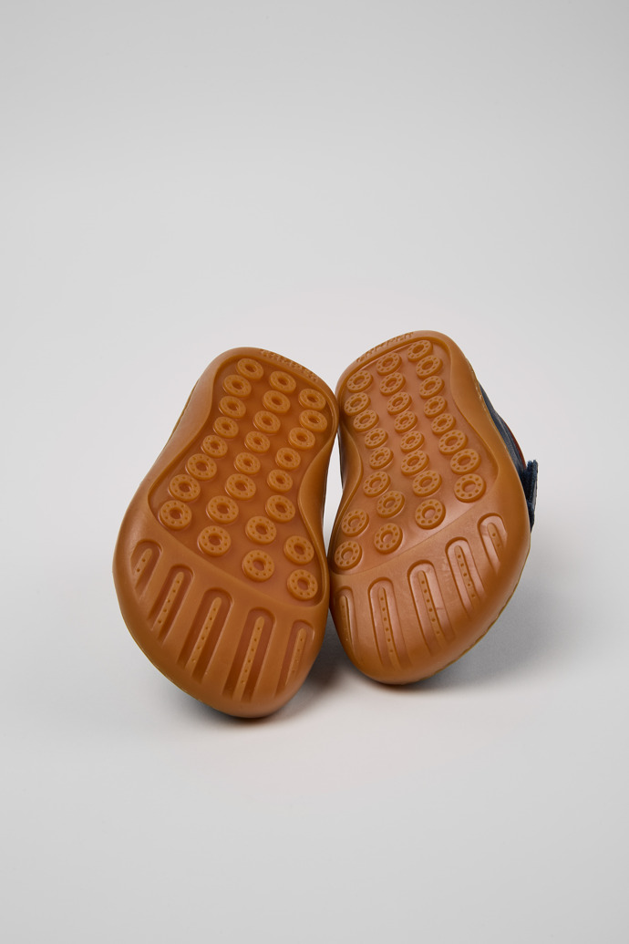 Camper Peu - Zapatillas azules de piel para niños