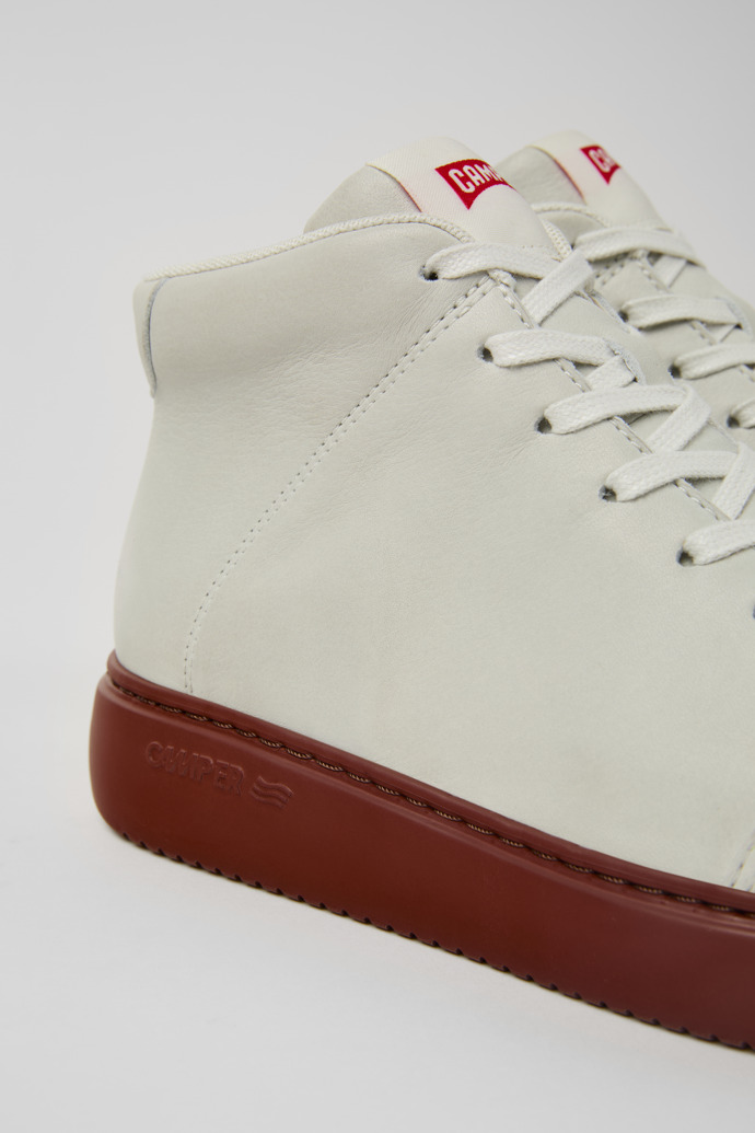 Camper Runner K21 - Zapatillas blancas de piel sin teñir para mujer