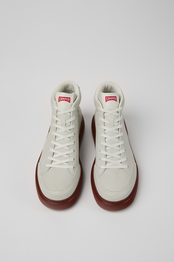 Camper Runner K21 - Zapatillas blancas de piel sin teñir para mujer