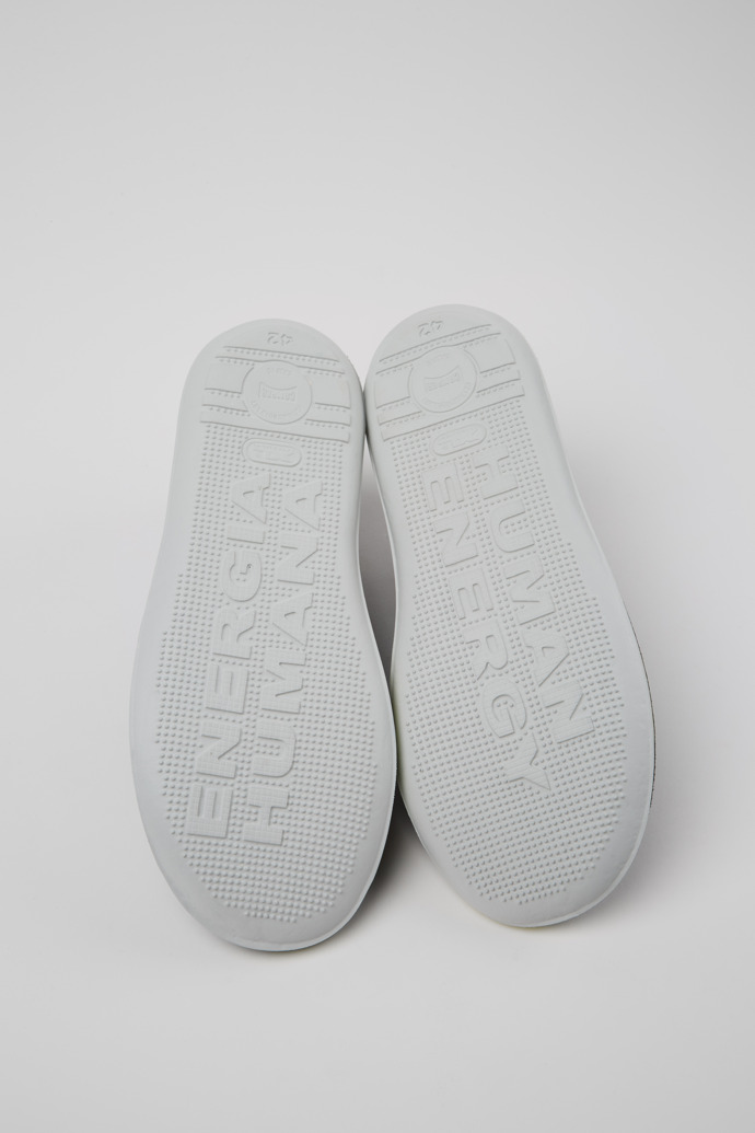 Camper Beetle - Botines azules de hombre de algodón reciclado y piel nobuk.