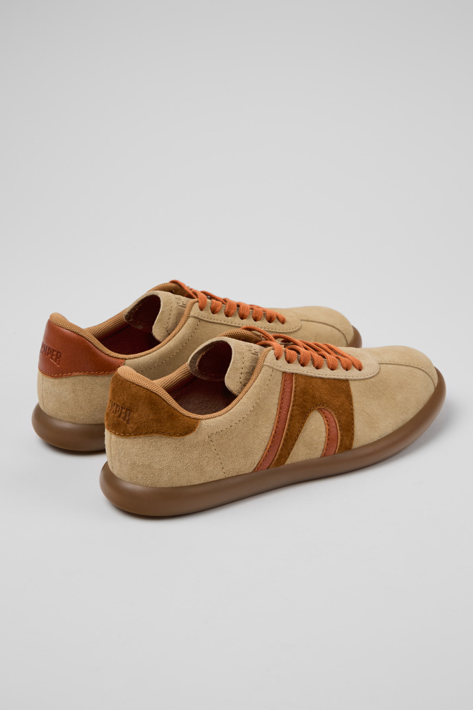 Camper Twins - Zapatillas multicolor para mujer de piel nobuk.