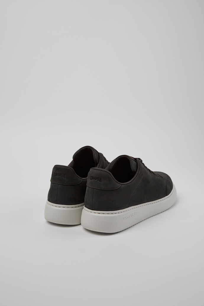 Camper Runner K21 - Zapatillas de piel nobuk gris para hombre.