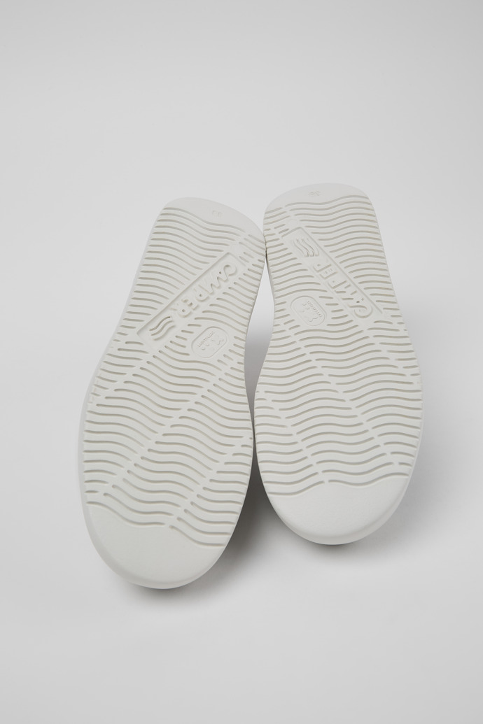 Camper Twins - Zapatillas blancas de piel para mujer