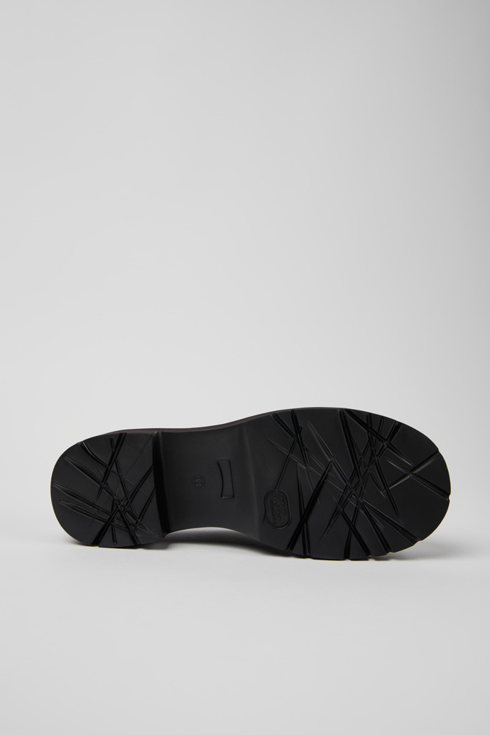 Camper Milah - Zuecos de piel verde para mujer