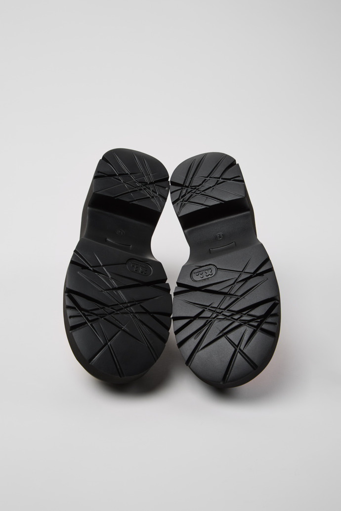 Camper Twins - Mocasines de piel multicolor tipo cesta para mujer.