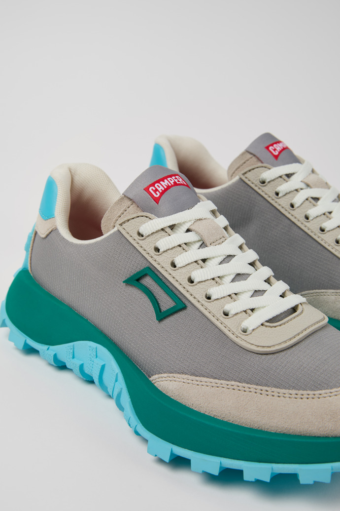 Camper Drift Trail VIBRAM - Zapatillas multicolor para mujer de piel nobuk reciclada.