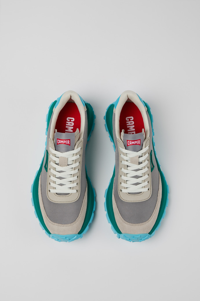 Camper Drift Trail VIBRAM - Zapatillas multicolor para mujer de piel nobuk reciclada.