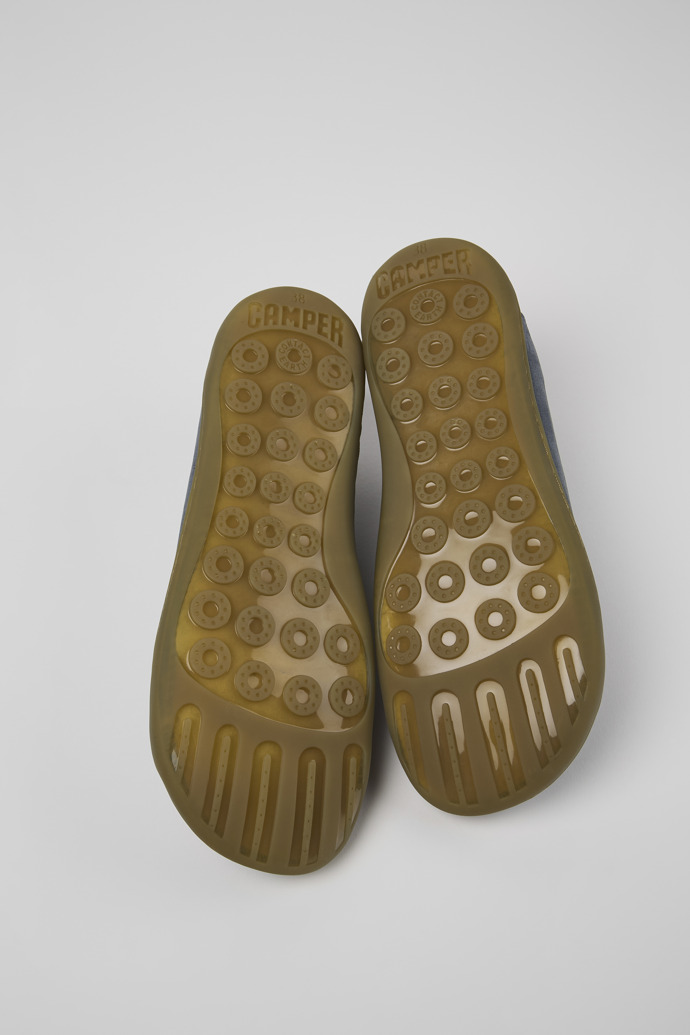 Camper Peu - Zapato azul de piel nobuk para mujer