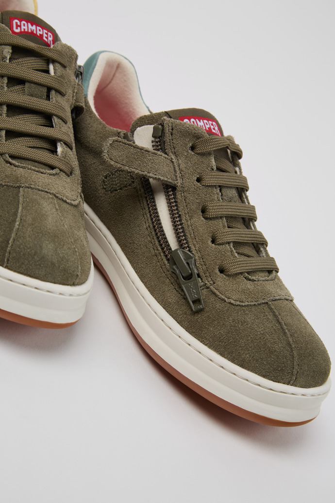 Camper Twins - Zapatillas infantiles multicolor de piel nobuk y piel.