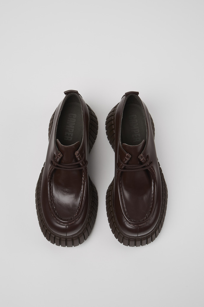 Camper BCN - Zapato marrón de piel para mujer