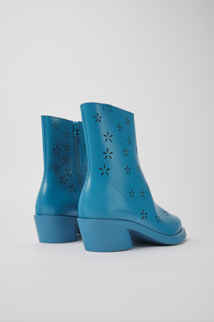 Camper Bonnie - Botas azules de piel para mujer