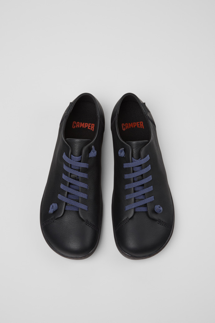 Camper Peu - Zapatos negros de piel para hombre.