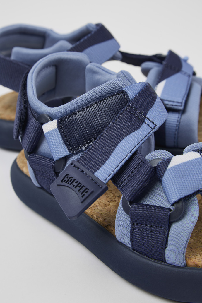 Camper Pelotas Flota - Sandalias azules de tela