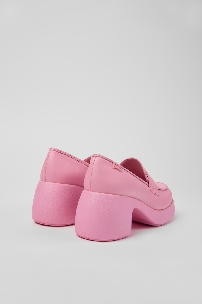 Camper Thelma - Mocasines de piel rosa para mujer