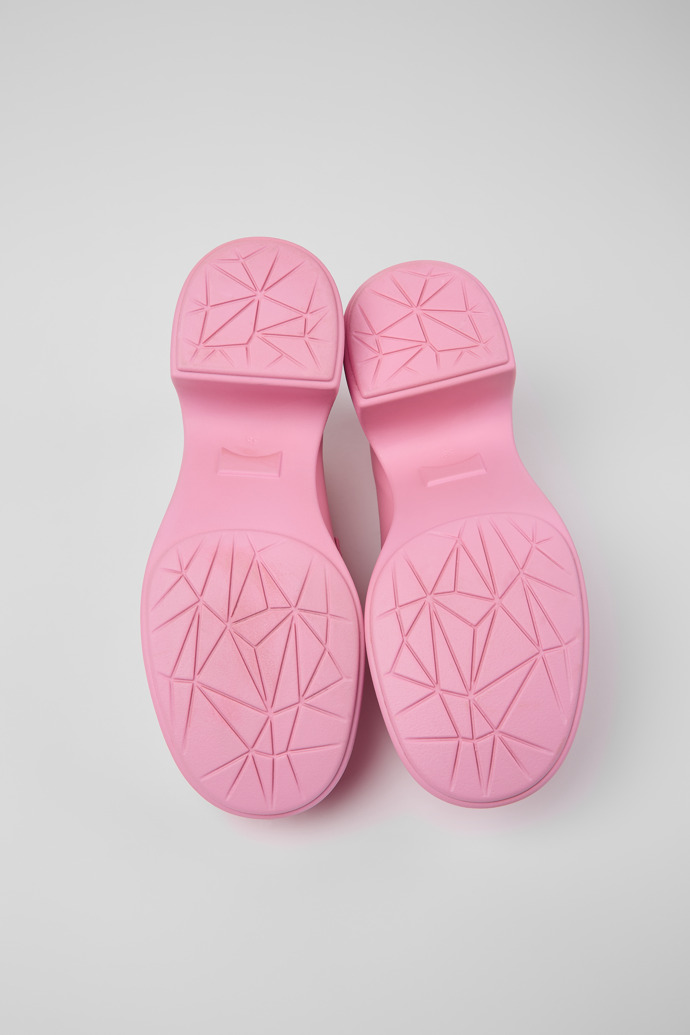 Camper Thelma - Mocasines de piel rosa para mujer