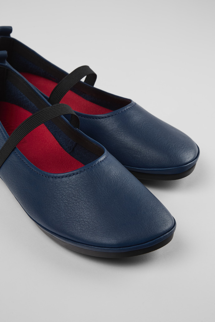 Camper Right Nina - Zapatos azules de piel para mujer.