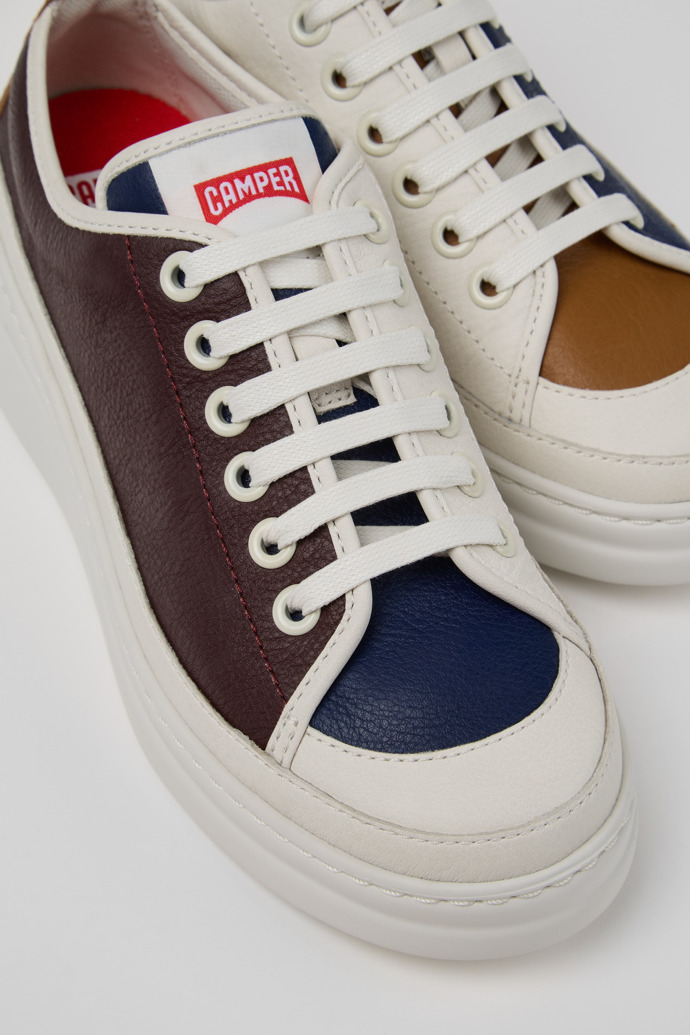 Camper Twins - Zapatillas de piel multicolor para mujer.