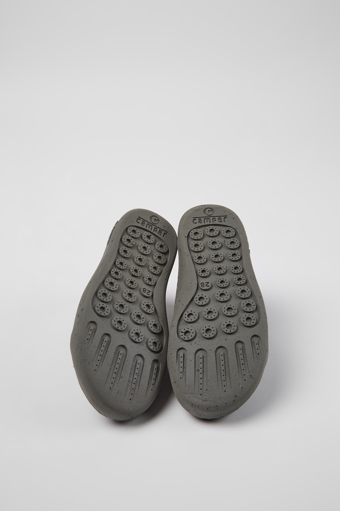 Camper Peu Touring - Botines textiles negros para niños