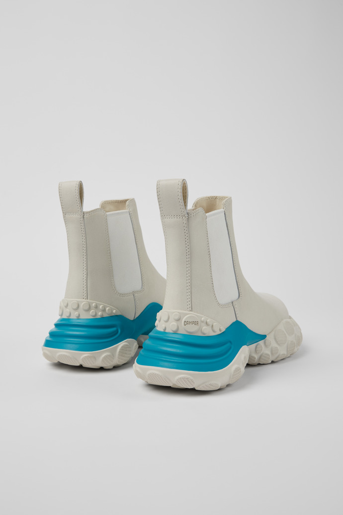 Camper Pelotas Mars - Botines blancos de piel responsable.