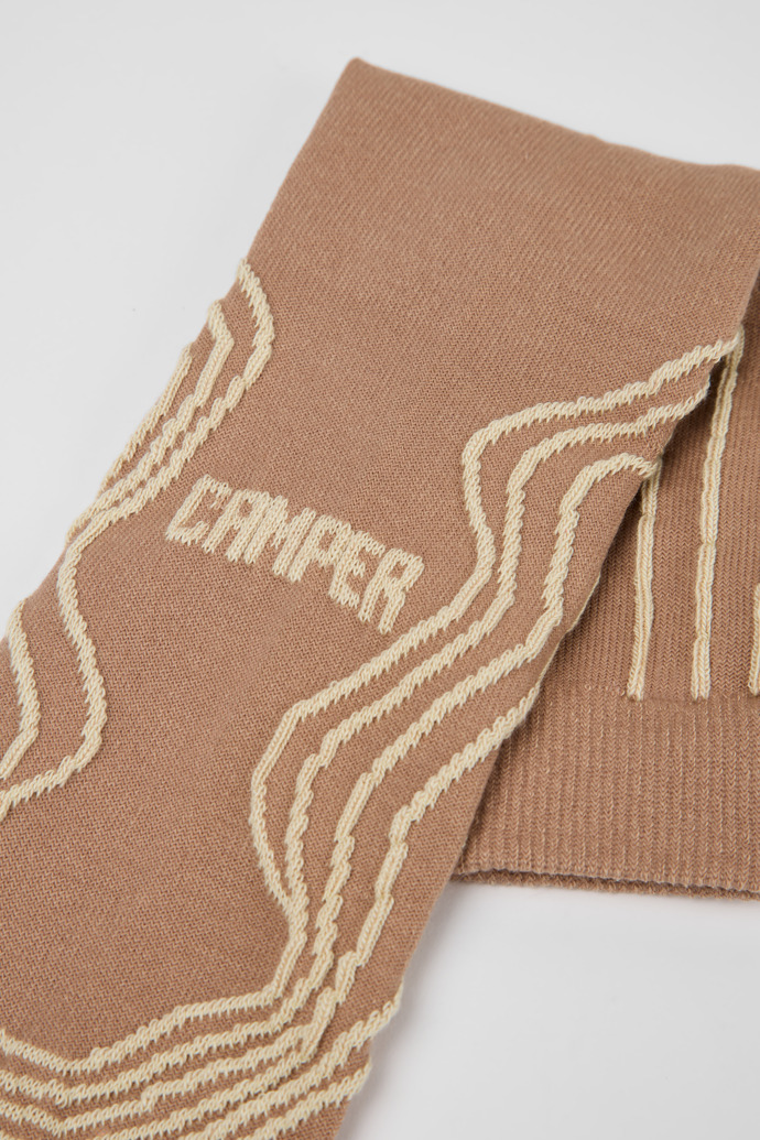 Camper Socks - Calcetines beige y amarillos de algodón orgánico.