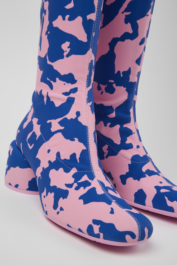 Camper Niki - Botas multicolor de tela para mujer